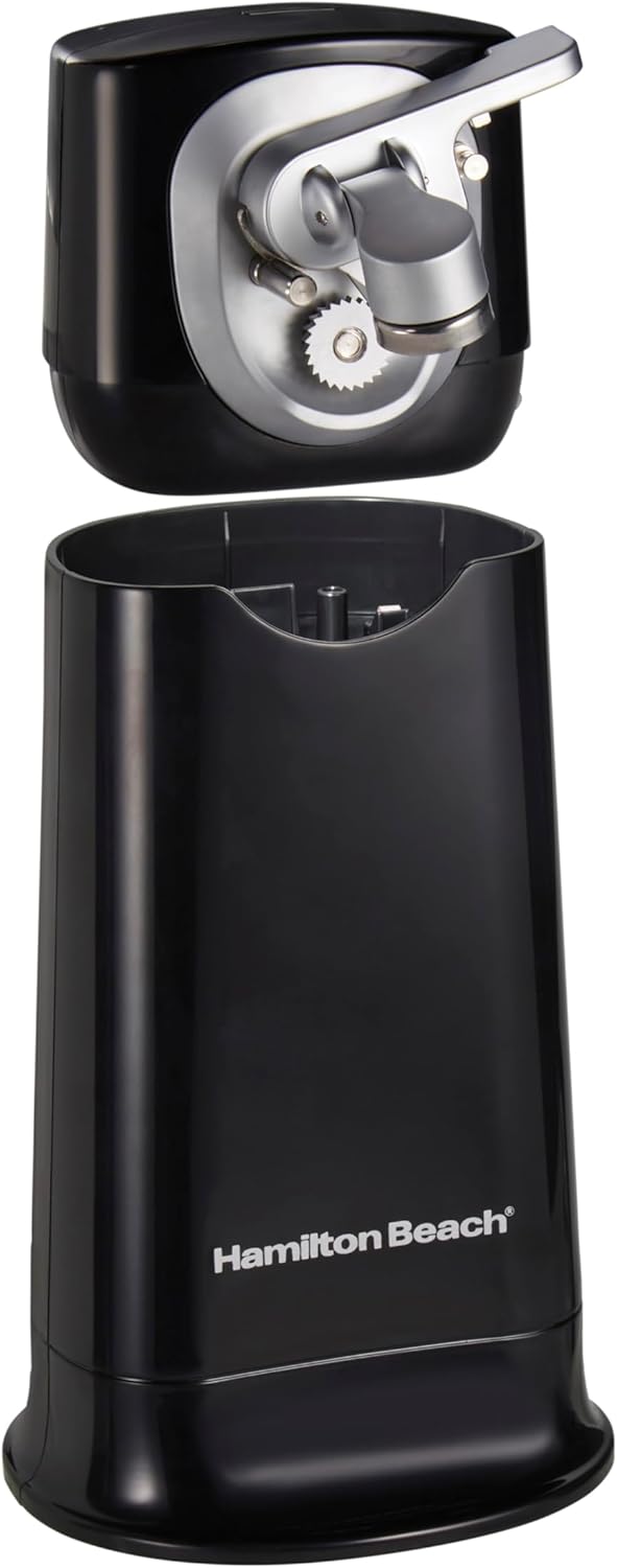 Hamilton Beach 76611 FlexCut 2-in-1 Cordless & Rechargeable Electric, Easily Standard Automatic Can Opener, Easy-Clean, With Removable Walking Cut Head