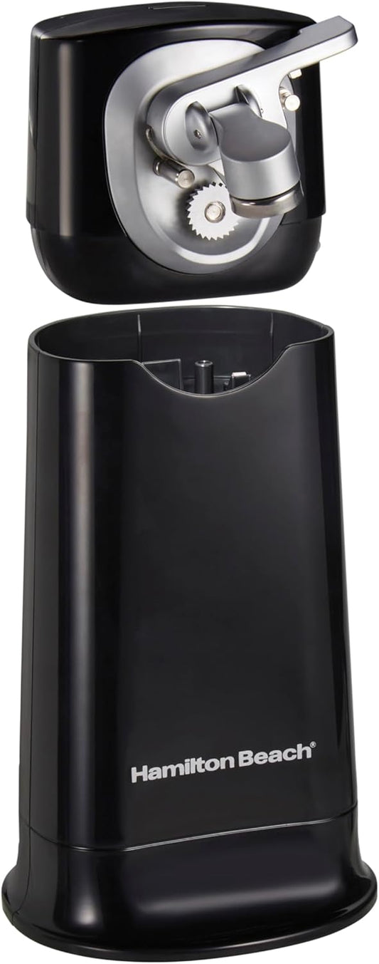 Hamilton Beach 76611 FlexCut 2-in-1 Cordless & Rechargeable Electric, Easily Standard Automatic Can Opener, Easy-Clean, With Removable Walking Cut Head