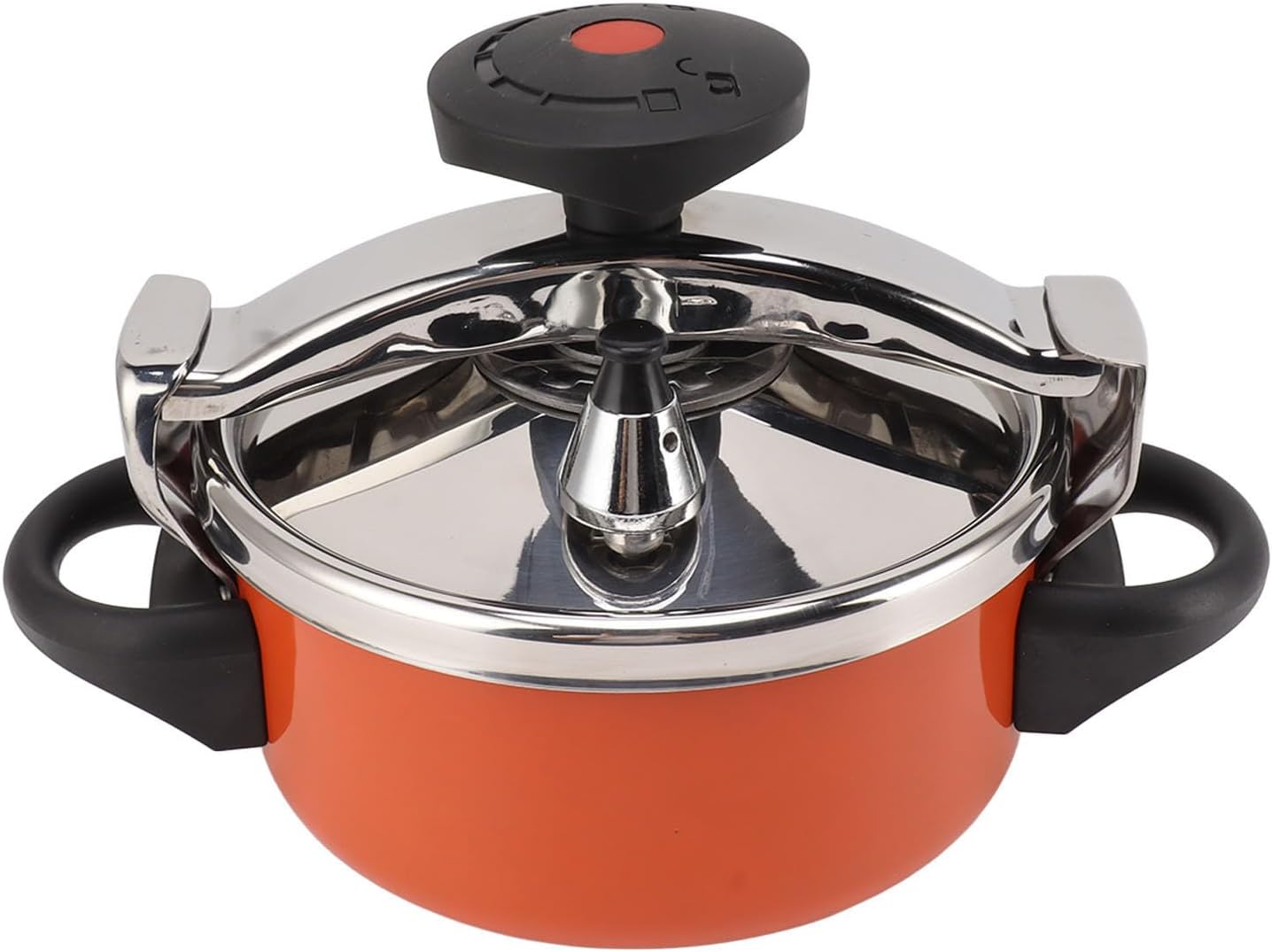 Atyhao 2L Stainless Steel Mini Pressure Cooker Canner Safety and Explosion Protection for Induction Cookers Gas Stoves Open Flames Electric Furnaces Ceramic Furnaces, ATYHAOHP5XCRF2V3