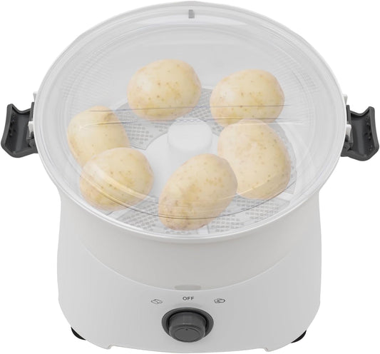 85W Electric Potato Peeler Commercial One-button Drive Automatic Spinner 1.76Lbs Peeling Machine Apple Peeler for Kitchen