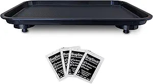 Ant Proof Tray - Waterless, Moat Free Cat and Dog Food Tray for Crawling Pest Free Pet Food Feeding Station. Kitchen Sweets and Trash, Ant Free Platform.