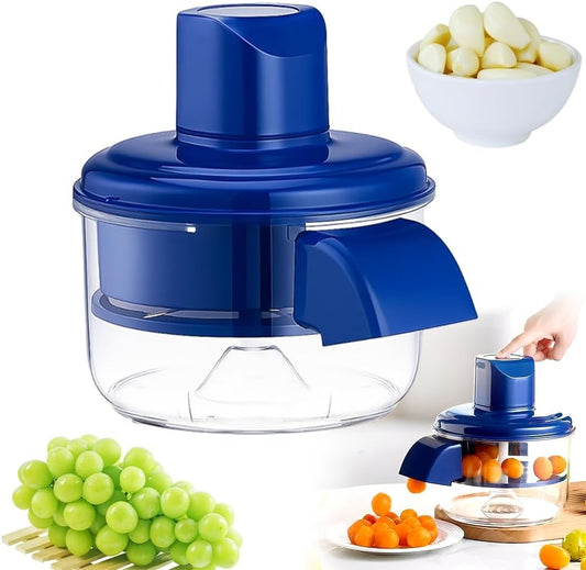 Electric Grape Peeling Machine, 2025 Upgraded Garlic Peeler Machine Automatic Small Fruit Peeler Tool, Portable Rechargeable Fruit Peeling Machine, Plum Tomato Cherry Garlics Skin Remover Tool