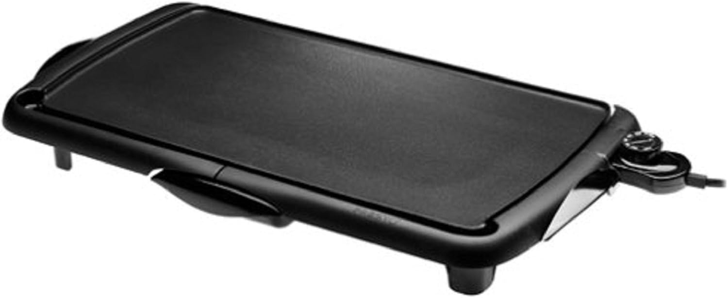 Presto 07037 Jumbo Cool Touch Electric Griddle, Black