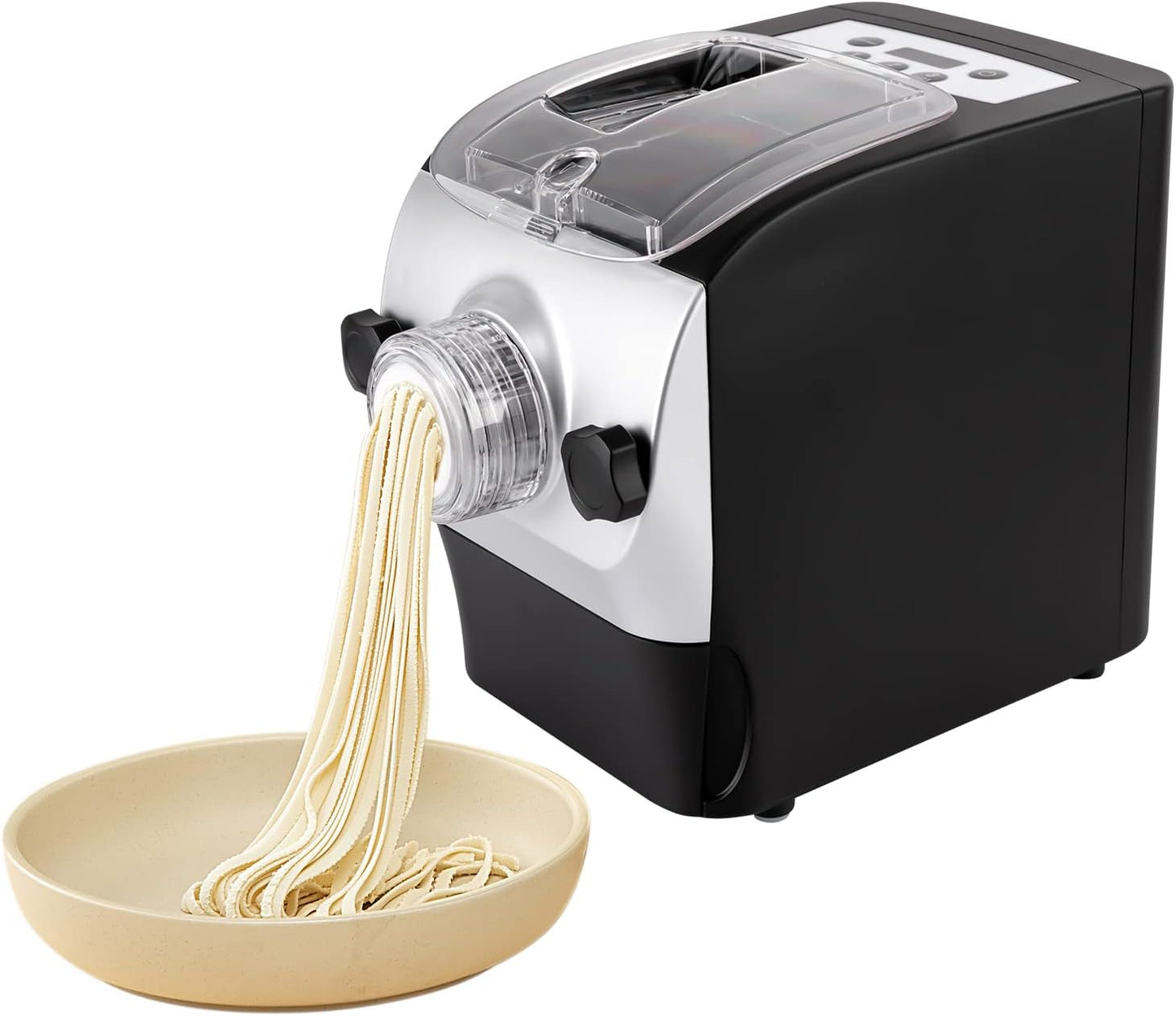 Electric Pasta Maker, 260W Pasta Making Machine, Multifunctional Pasta Machine With Eight Kinds of Molds, Black and White Portable Noodles Maker, Pasta Making Kitchen Tool Kit, Automatic Noodle Maker