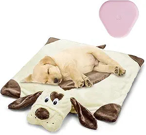 Puppy Heartbeat Toy, Heartbeat Stuffed Animal for Puppy Anxiety Relief and Calming Aid, Dog Heartbeat Toy for Pet Comfort Sleep Aid Cuddle