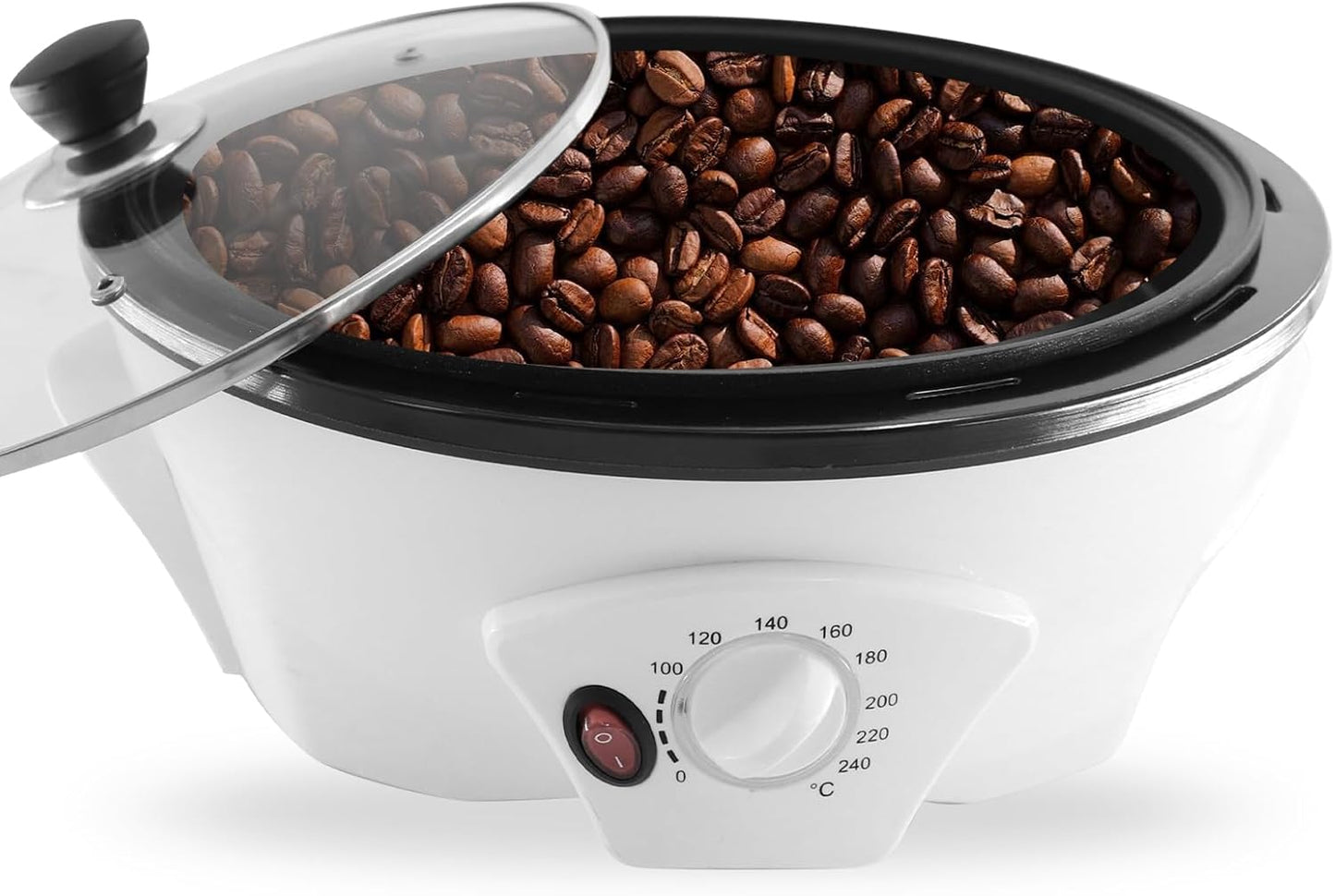 ZEVELOO 750g Electric Coffee Roaster Machine Home Coffee Roaster Coffee Bean Roaster for Home Use 110V
