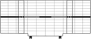 16-Inch Height Extension for Pet Gates, Adjustable Top Extension Piece for 26-42 Inch Wide Gates, Prevents Cats from Jumping Over, Black