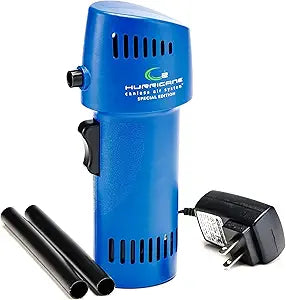 O2 Hurricane Compressed Air Duster  Powerful 200 MPH Cordless Compressed Air Cleaner, Rechargeable Mini Dust Fan Electric Blower for Computer, Keyboard, Electronics, Car Detailing Cleaning