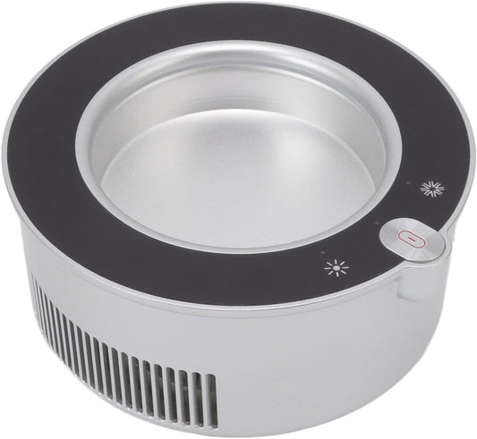 2 in 1 Electric Cup Warmer Cooler, Cup Cooler Coffee Warmer Desktop Beverage Cooler Smart Coffee Warmer for Home Dormitory 100‑240V US Plug