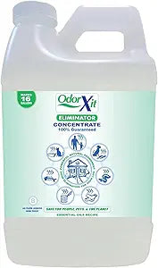 Concentrated Pet Urine Odor Eliminator, Ideal for Cat, Dog Poo and Urine Smell, Versatile & Natural Odor Neutralizer for Home and Outdoor Use, Deodorizer & Absorber, Concentrate, 64oz