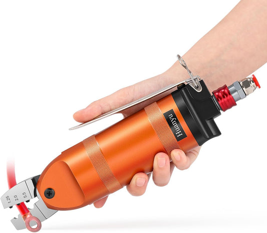 Huanyu Pneumatic Crimper Wire Crimping Machine Pliers 1.25-2.0-5.5mm Air Pressure Wire Terminal Crimping Tool Pneumatic Terminal Crimper for Connector Nipper Parts