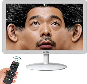 19inch White Monitor Display Screen Security Camera Monitoring Multi-Function Interface HDMI, AV, BNC, VGA, USB, PC Input CCTV Computer LCD Monitors 1440x900 Resolution