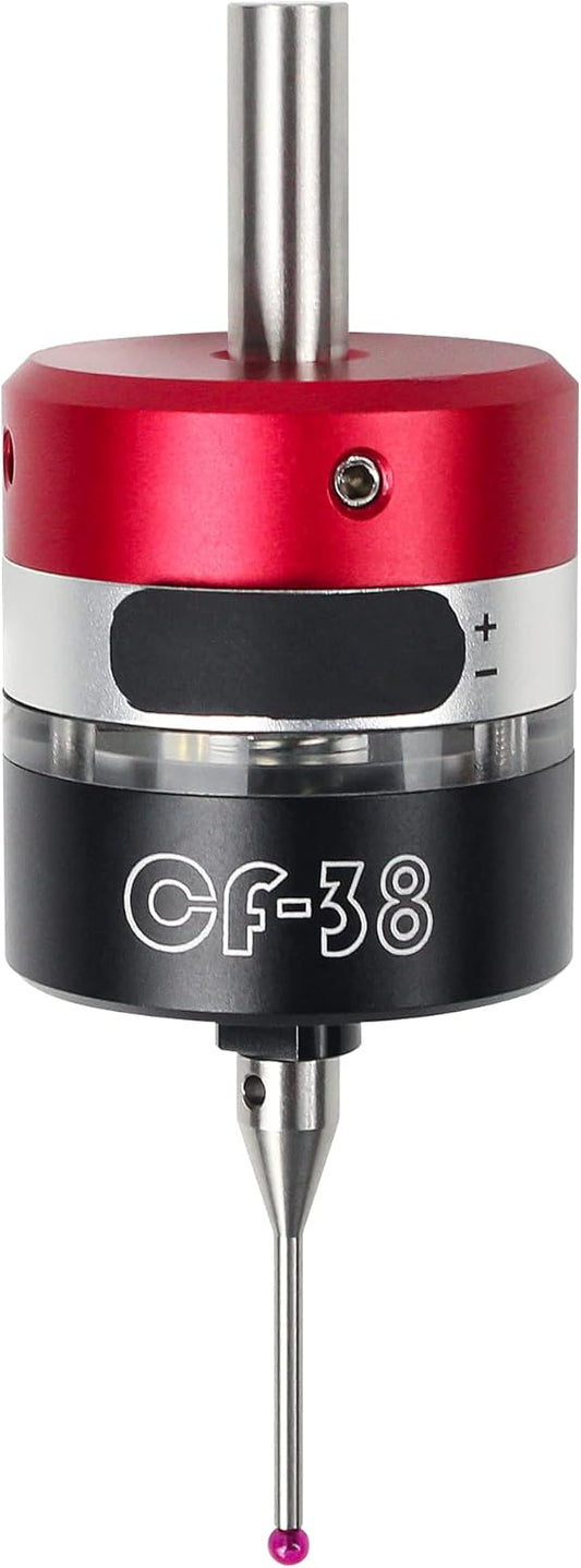 CNCTOPBAOS CF-38 3D Trigger Edge Finder to Find Machining Center,CNC Milling Machine 3d Touch Probe Three-Coordinate Waterproof Precision Probe Centring Rod Tool Setter with Tip