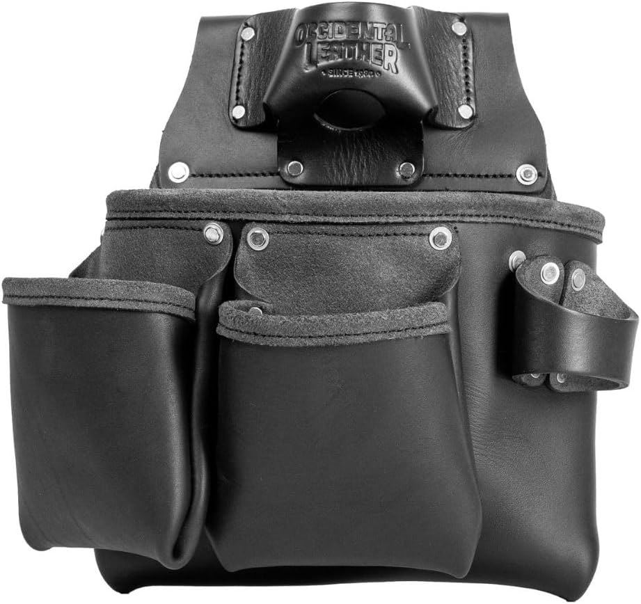 Occidental Leather UB5018DB 3 Pouch Pro Toolâ„¢ Bag - Ultra Black