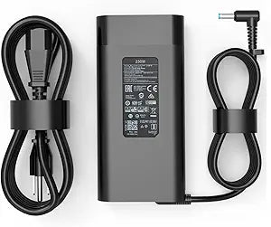 230W Small 4.5mm Tip Charger Compatible with HP Omen 15 16 17 Gaming Laptop M41303-001 TPN-LA10 Power Supply Adapter Cord