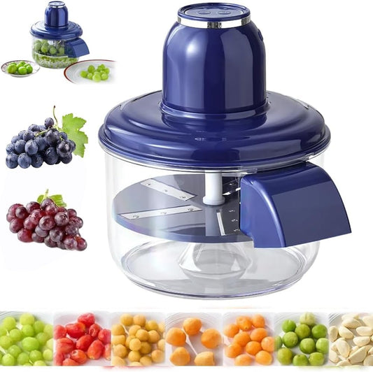 Automatic Fruit and Vegetable Peeler Machine – Electric Grape, Garlic & Tomato Peeler, Peel Fruit Machine for Kitchen, Rechargeable Wireless, Easy Clean(Blue)