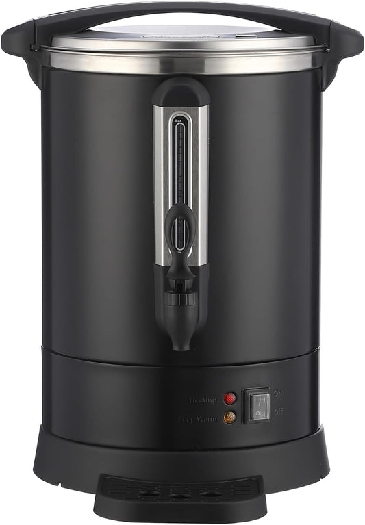 Loumernhant 14L Coffee Urn Stainless Steel Electric Percolator Coffee Maker, Large Hot Beverage Dispenser for Catering, Commercial Coffee Machine & Water Boiler, Tea & Hot Chocolate Maker