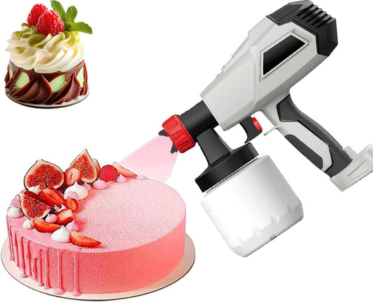 Chocolate Spray Gun, 500W Electric Paint Sprayer Cake Sprayer,DIY Baking Cake Airbrush Coloring Spray Gun, for Cake, Chocolate Decoration, or Furniture, Fence, Farm etc