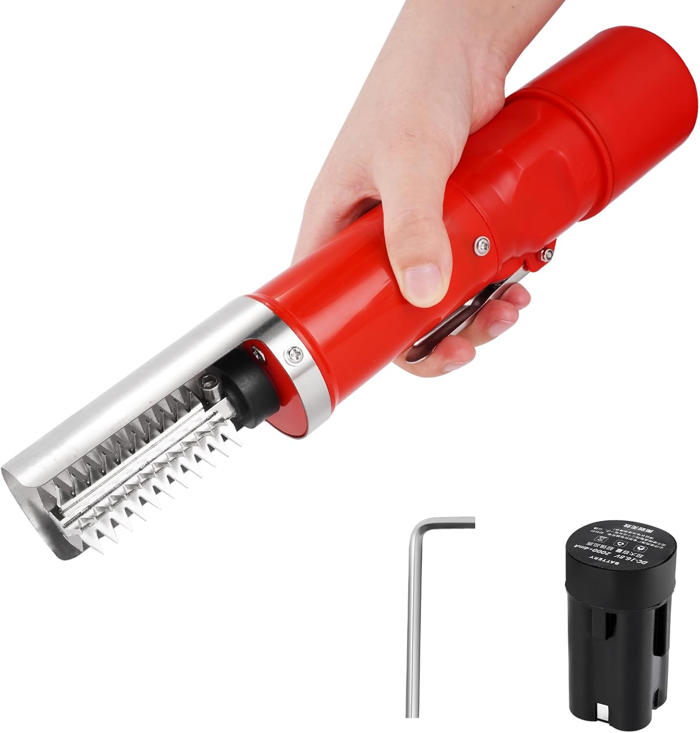 MXBAOHENG Electric Fish Scaler Remover, 2000mAh Cordless Powerful Fish Scale Scraper Cleaner with Rechargeable Battery, Waterproof Portable Fish Scaler Fish Scaling Tool