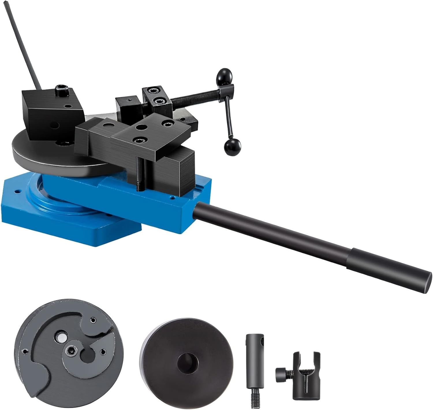 VEVOR SBG-40 Metal Scroll Bender High-Hardened Steel Scroll Bender Combination of Scroll Radius and Angle Bending Universal Metal Rod Bender For Steel Brass Cooper Aluminum