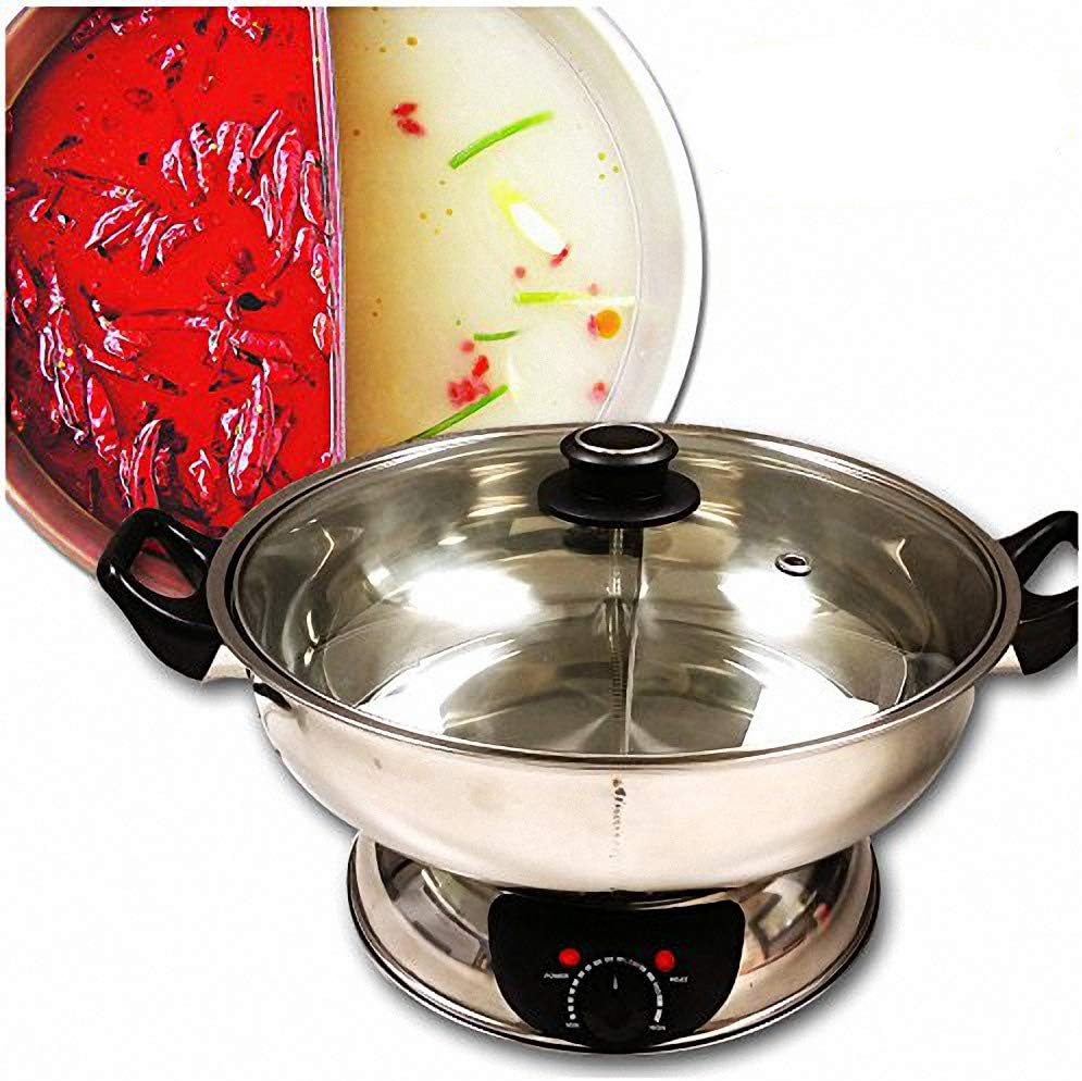 Sonya 5L Electric Dual-Sided Shabu Shabu & Mongolian Hot Pot \u2013 Stainless Steel, Large Capacity for Family Meals & Hot Pot Parties
