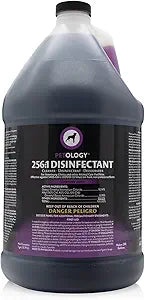 256:1 Disinfectant, 1 Gallon - Liquid Concentrate Disinfectant and Deodorizer, Sanitizer for Veterinary Clinics and Kennels, Effective Against Viruses and Bacteria (Lavender)