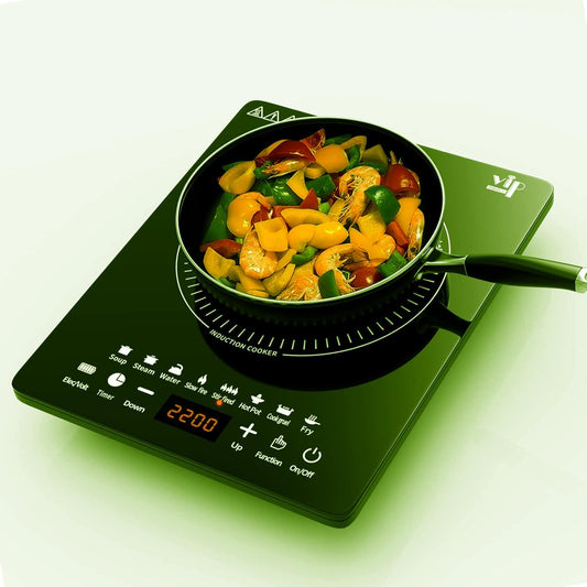 Portable Induction Cooktop, Countertop Burner with Multi-Function, 2200w Electric Stove with Easy Clean Glass, 8 Modes Sensor Touch Cooker (GU3)