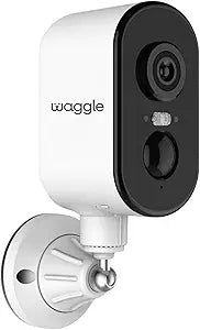 Waggle 4G LTE Cellular Security Camera, 2K HD Pet Monitor, No WiFi, 9000mAh Battery, Night Vision, 2-Way Talk & Siren Alarm, Dog Monitor for RVs/Camping/Travel & Indoor/Outdoor - Subscription Required