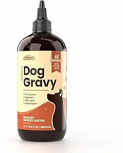 Everyday Dog Gravy - Premium Wet Dog Food Gravy Toppers for Dry Food â€“ Tasty & Nutritious with Essential Vitamins and Supplements â€“ Hip and Joint Supplement (Bacon)