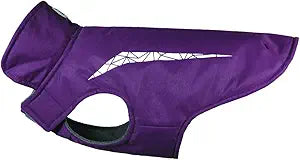 RC Pet Products 65714010W Cascade Jacket Fleece Lined Water Resistant Dog Coat, Size 14, Plum Purple