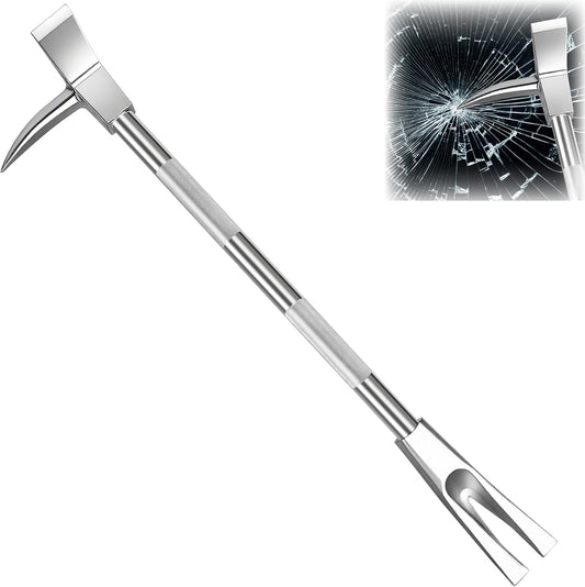 30" Halligan Tool, Breaching Tools for Emergencies, 45 Gauge Steel Forged Halligan Bar, Modern Rescue Firefighter Halliganar