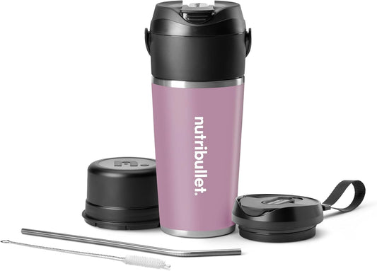 nutribullet Flip Portable Blender with Insulated Cup, Lavender, NBPB50350LAV