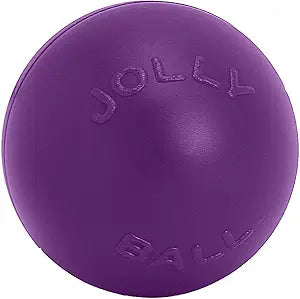 Jolly Pets Push-n-Play Ball Dog Toy, 14 Inches/Extra-Large, Purple,All Breed Sizes