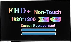 16.0" FHD+ 60Hz Screen Replacement for Lenovo FRU 5M11L88765 Laptop Computer Non-Touch 1920 * 1200 30Pins LCD Display Panel