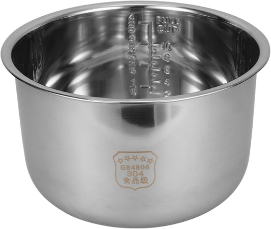Cabilock Rice Cooker Liner 5L Cooker Inner Tank Rice Accessories Electric Accessories Inner Pot Power Parts Pot Cooking Supplies Stainless Steel Instant