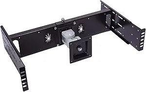 RLCD-FRAME2BK12K1 VESA LCD Monitor/TV Rackmount Adapter Kit Supports LCD Monitor 15 inch to 24 inch and Intel NUC mini Computer for 2 Post or 4 Post 19 inch Rackmount Rack Cabinet