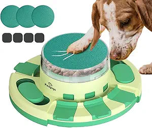 File Toy with 4 Non-Slip Pads| Dog Treat Puzzle | Slow Feeder Dog Puzzle Toy