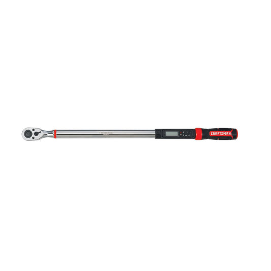 CRAFTSMAN 1/2-in Drive Digital Torque Wrench 50-ft/lb to 250-ft/lb with Batteries Included