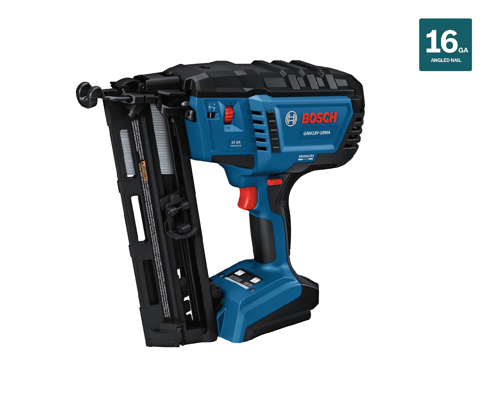 Bosch 18V Brushless 2-1/2-in 16 -Gauge Cordless Finish Nailer