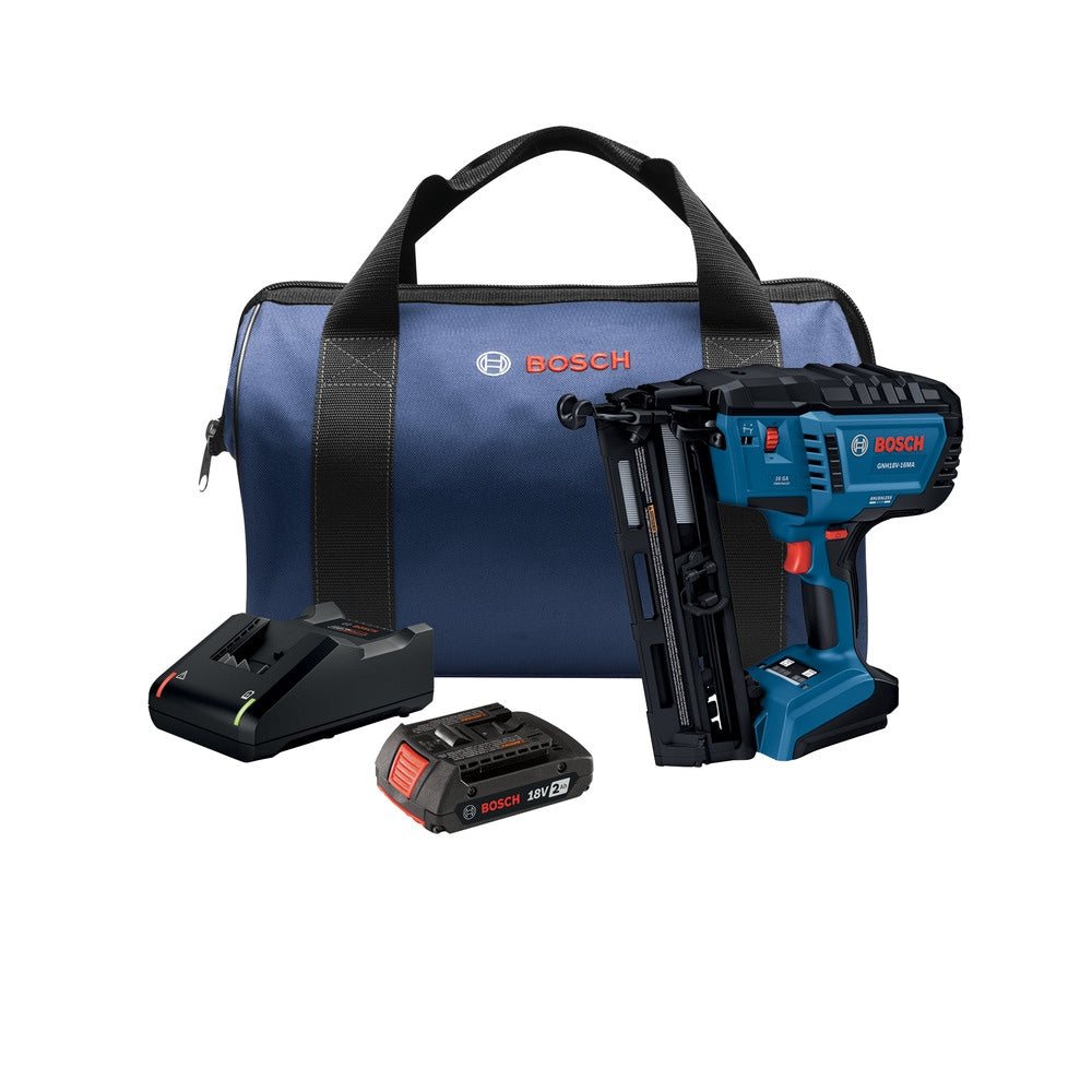Bosch 18V Brushless 2-1/2-in 16 -Gauge Cordless Finish Nailer (Battery Included and Charger Included)