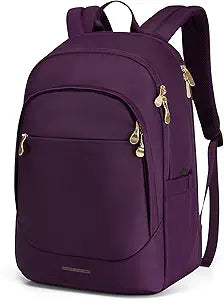 LIGHT FLIGHT Travel Backpacks Laptop Backpack for Women 15.6 inches Computer Bags for Work Travel College, Gifts for Women, Purple
