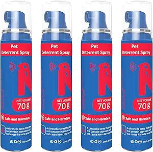 Pet Instructor Spray for Dog, 75ml Spray Corrector Dog Trainer, Safe Humane & Effective Stop Barking, Jumping Up, Food Stealing, Dog Fights & Attacks, Help Stop Unnecessary Dog Behaviour (4 Pack)