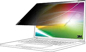 3M Bright Screen Privacy Filter for 15.6in Full Screen Laptop, 16:9, BP156W9E