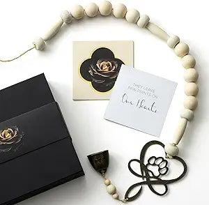 Pet Memorial Gifts for Dogs or Cats - Loss of Dog Wind Chimes, Sympathy/Bereavement/Condolence Gift for Remembrance of Cat, Animal, Pets in Luxury Gift Box, Grief Gifts for Beloved Fur Babies