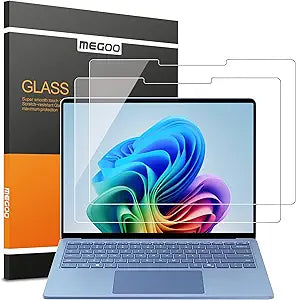 Megoo Glass Screen Protector for Surface Laptop 7 15 Inch (2024 AIPC), Anti-Scratch, HD Clear Glass, Surface Pen Compatible, 2 Pack