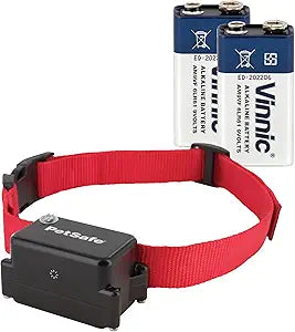 PetSafe Stubborn Dog In-Ground Fence Reciever Collar with 2 Batteries - Waterproof & Battery-Operated Adjustable Invisible Boundary Training Collar - for Dogs Weighing 8lb+