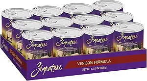 Zignature Venison Limited Ingredient Formula Wet Dog Food 13oz, case of 12