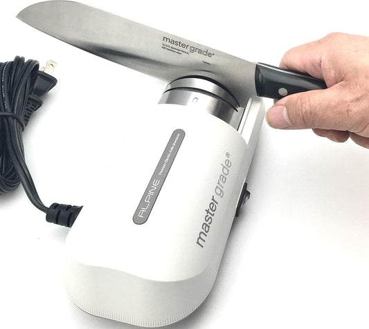 Master Grade Alpine Electric Knife Sharpener, Knife Sharpeners for Kitchen Knives, Pocket Knife Sharpener