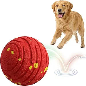 Interactive Dog Toys, Smart Interactive Dog Ball with 3 Modes, Auto-Moving&Bouncing, High-Resilience&Chew Resistant E-TPU Dog Ball, IPX6 Waterproof, Indoor&Outdoor Use, Rolling Ball Dogs