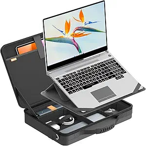 Smatree MobileBase Laptop Shoulder Case with Stand for 16inch HP OmniBook 7 Flip/X Flip Next Gen AI, for ZBook Studio 16 G9/G10/G11, for Spectre x360 2-in-1 16t/16, for HP Envy x360 Laptop 16t (A485S)